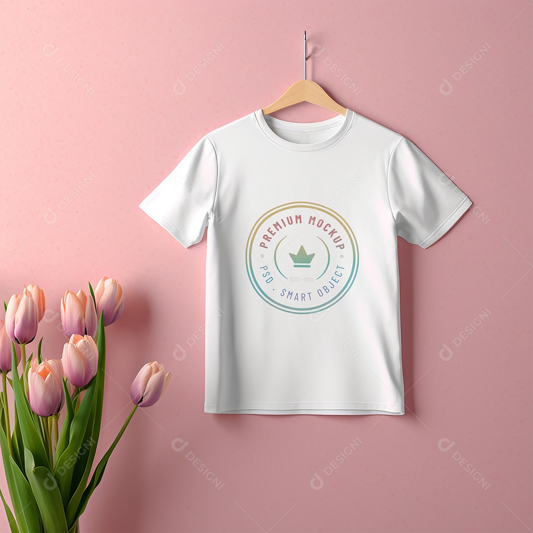 Modelo de Logo de Empresa Mockup PSD Editável