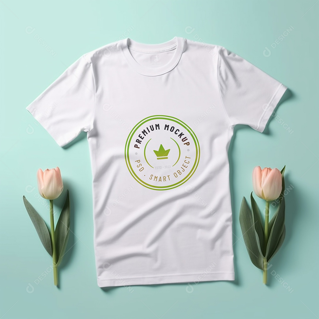 Modelo de Logo de Empresa Mockup PSD Editável