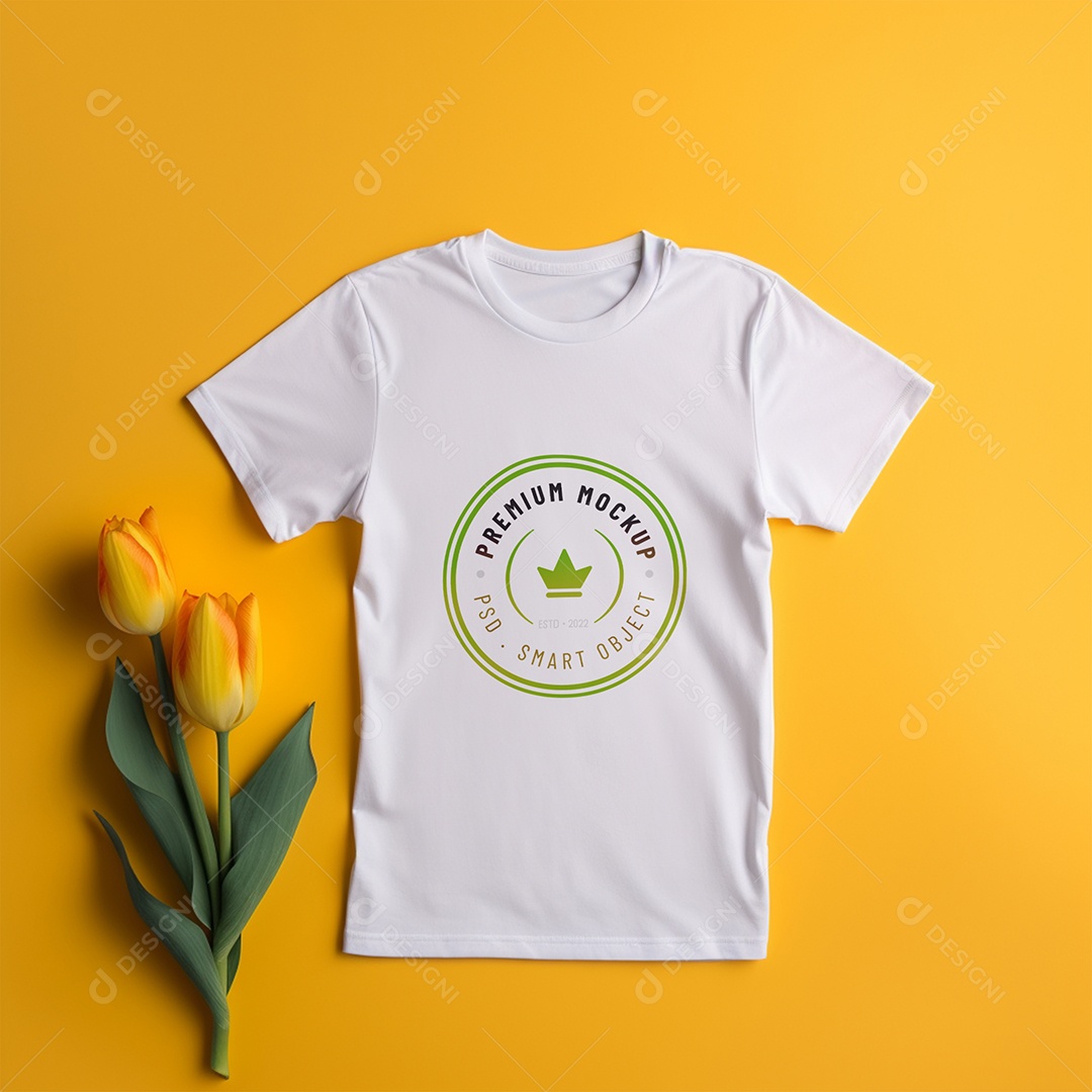 Modelo de Logo de Empresa Mockup PSD Editável