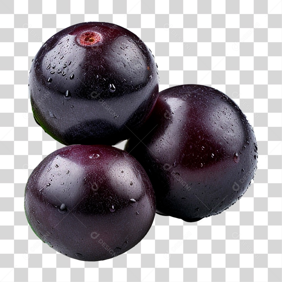 Fruta Açaí PNG Transparente