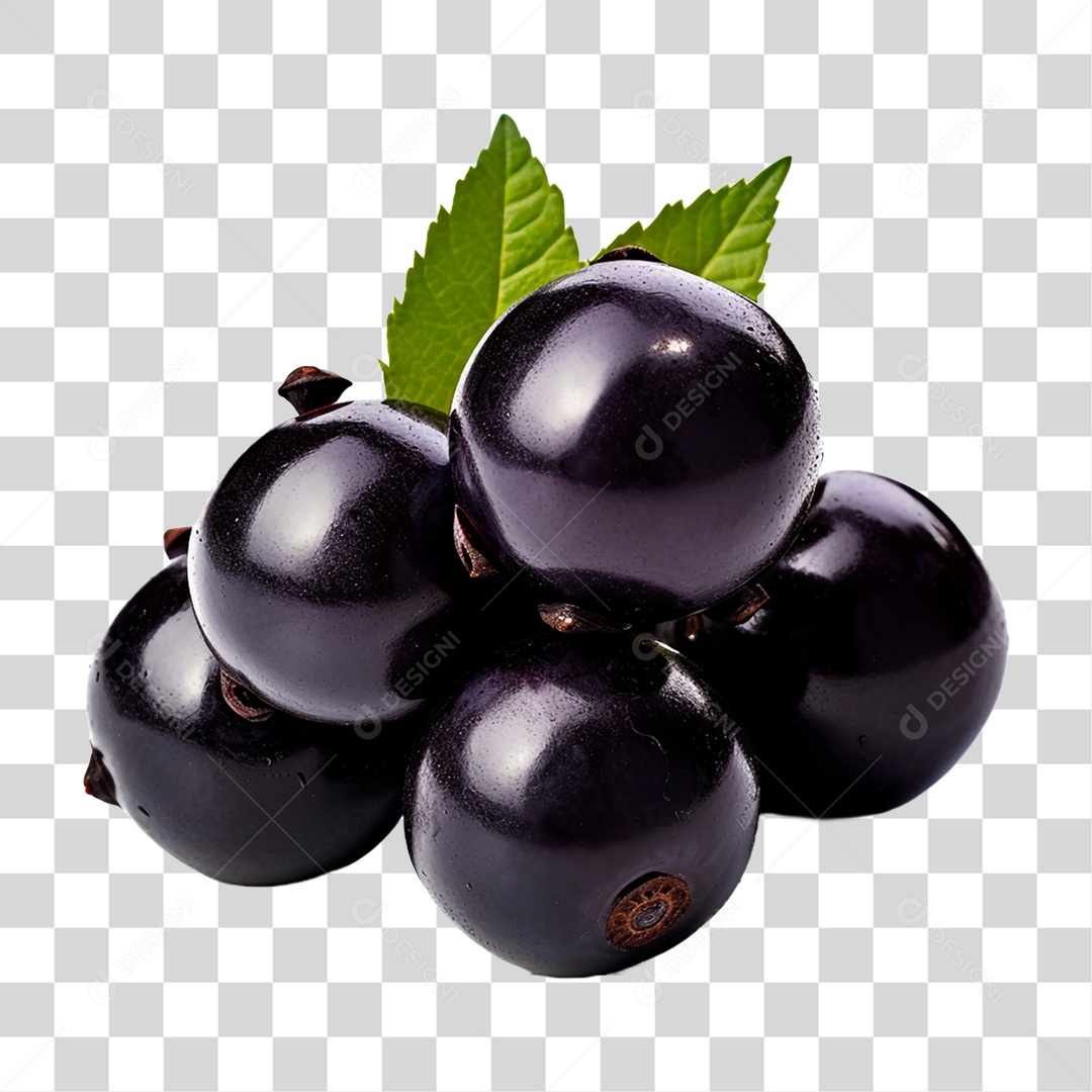 Jabuticaba Madura PNG Transparente