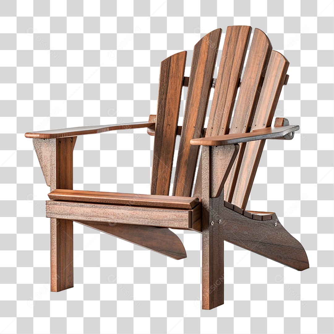 Cadeira de Madeira PNG Transparente