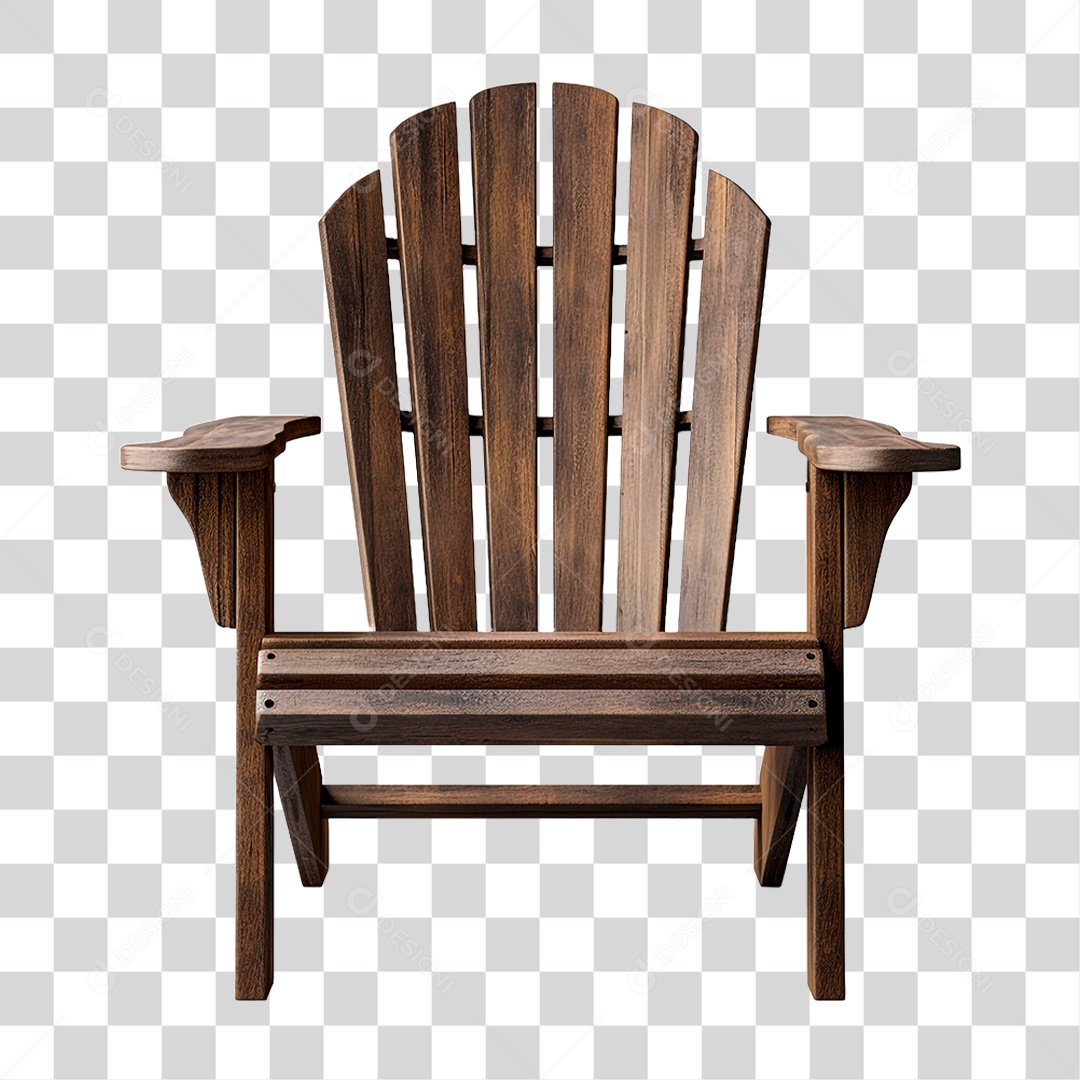 Cadeira de Madeira PNG Transparente