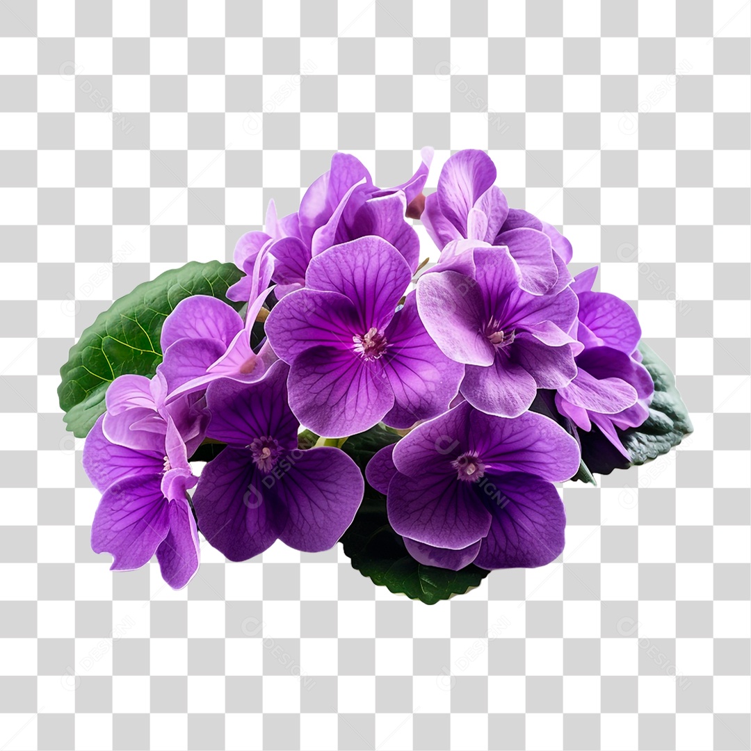 Violeta Africana PNG Transparente