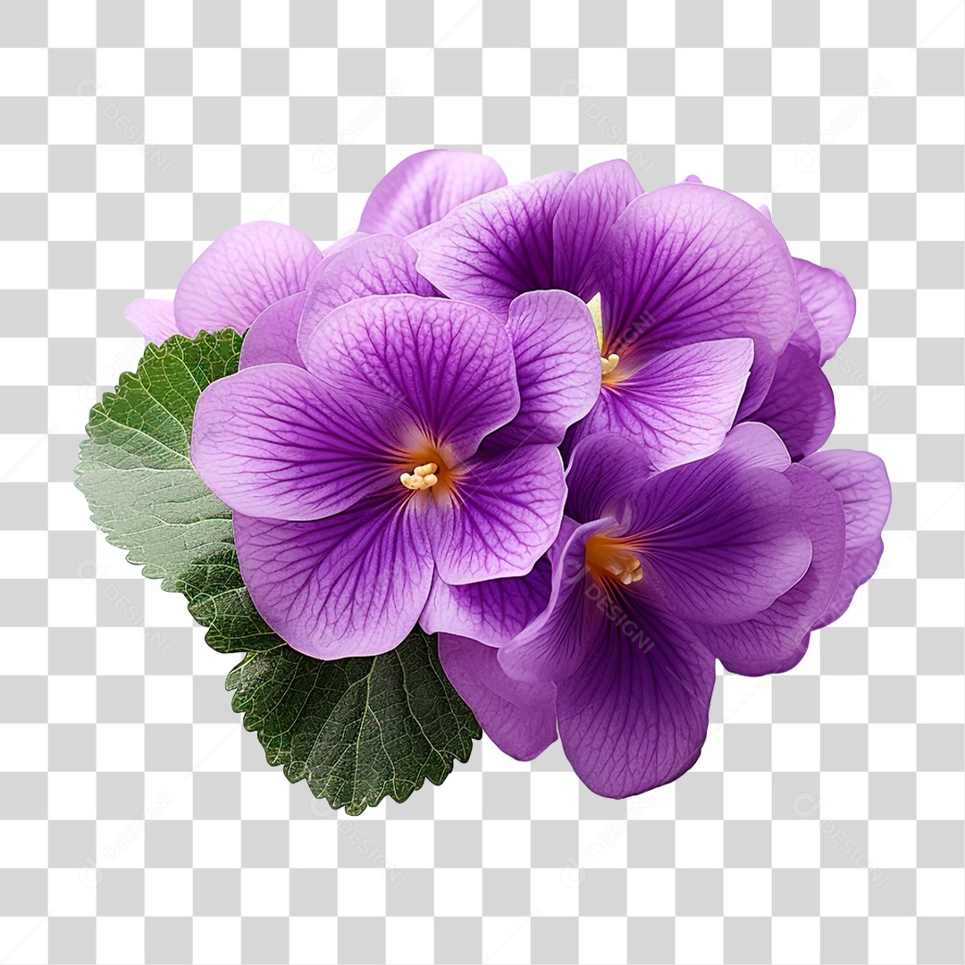 Violeta Africana PNG Transparente