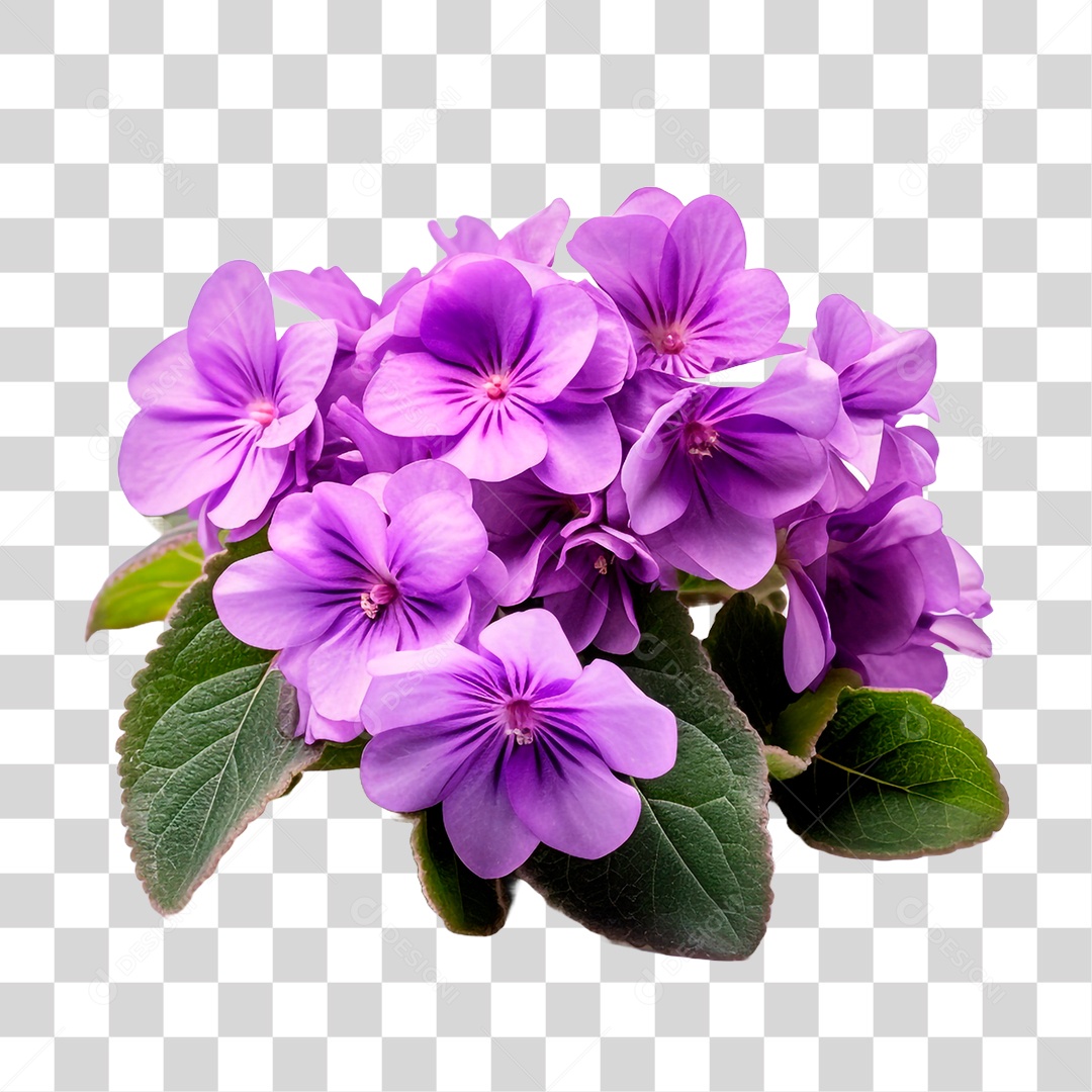 Violeta Africana PNG Transparente