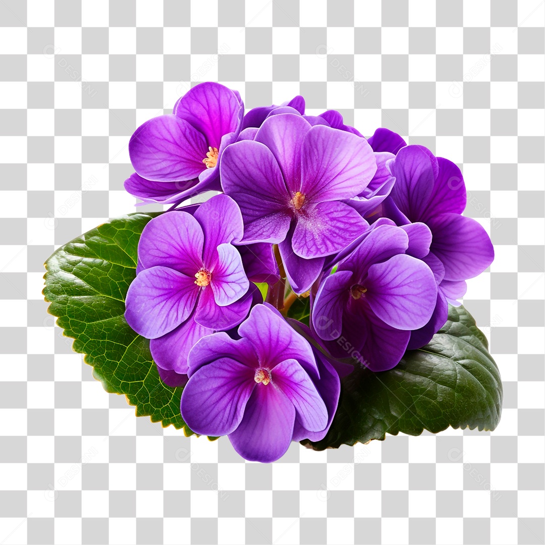 Violeta Africana PNG Transparente