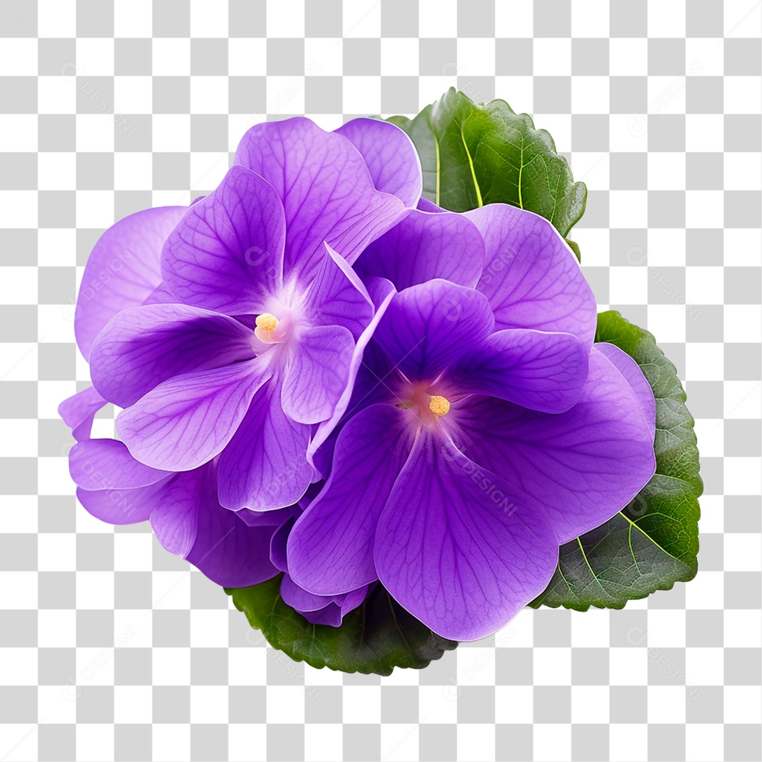 Violeta Africana PNG Transparente
