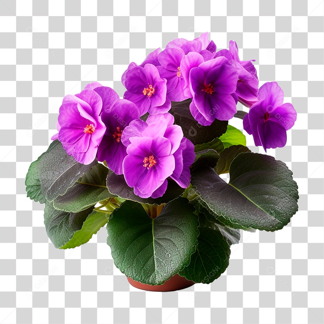 Violeta Africana PNG Transparente
