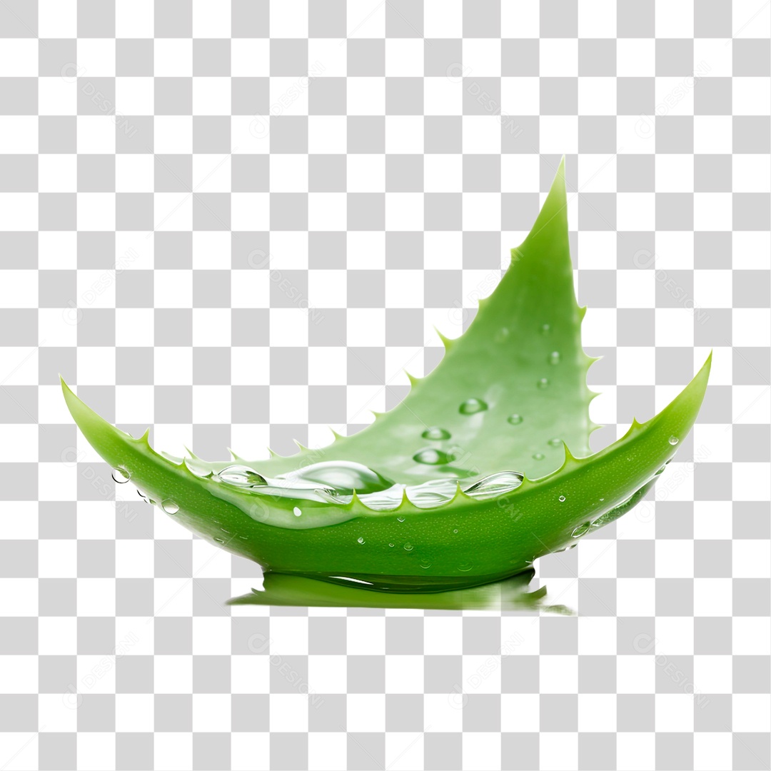 Folhas de Babosa PNG Transparente