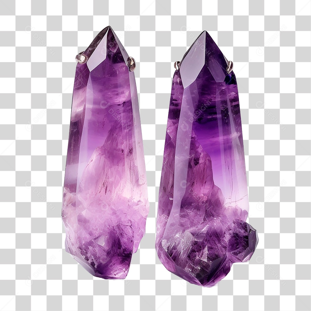 Pingente de Ametista PNG Transparente