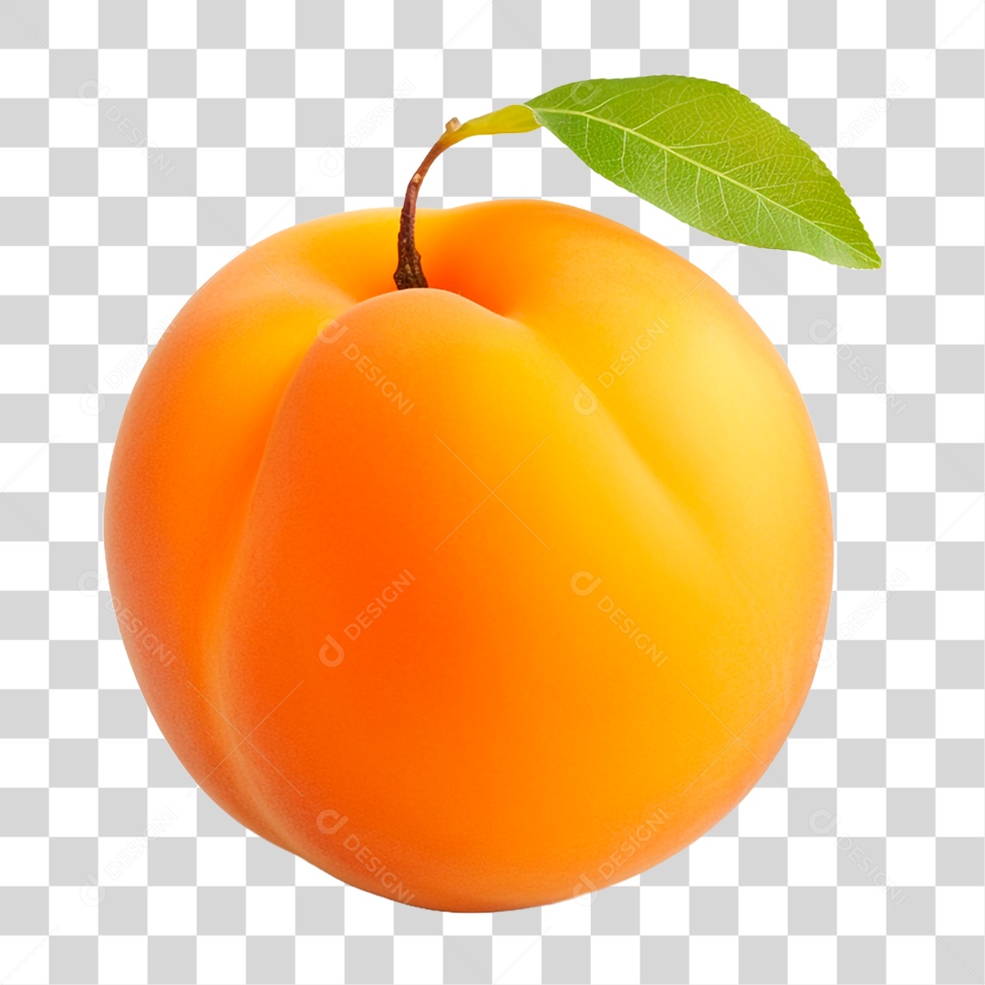 Pêssego Maduro PNG Transparente