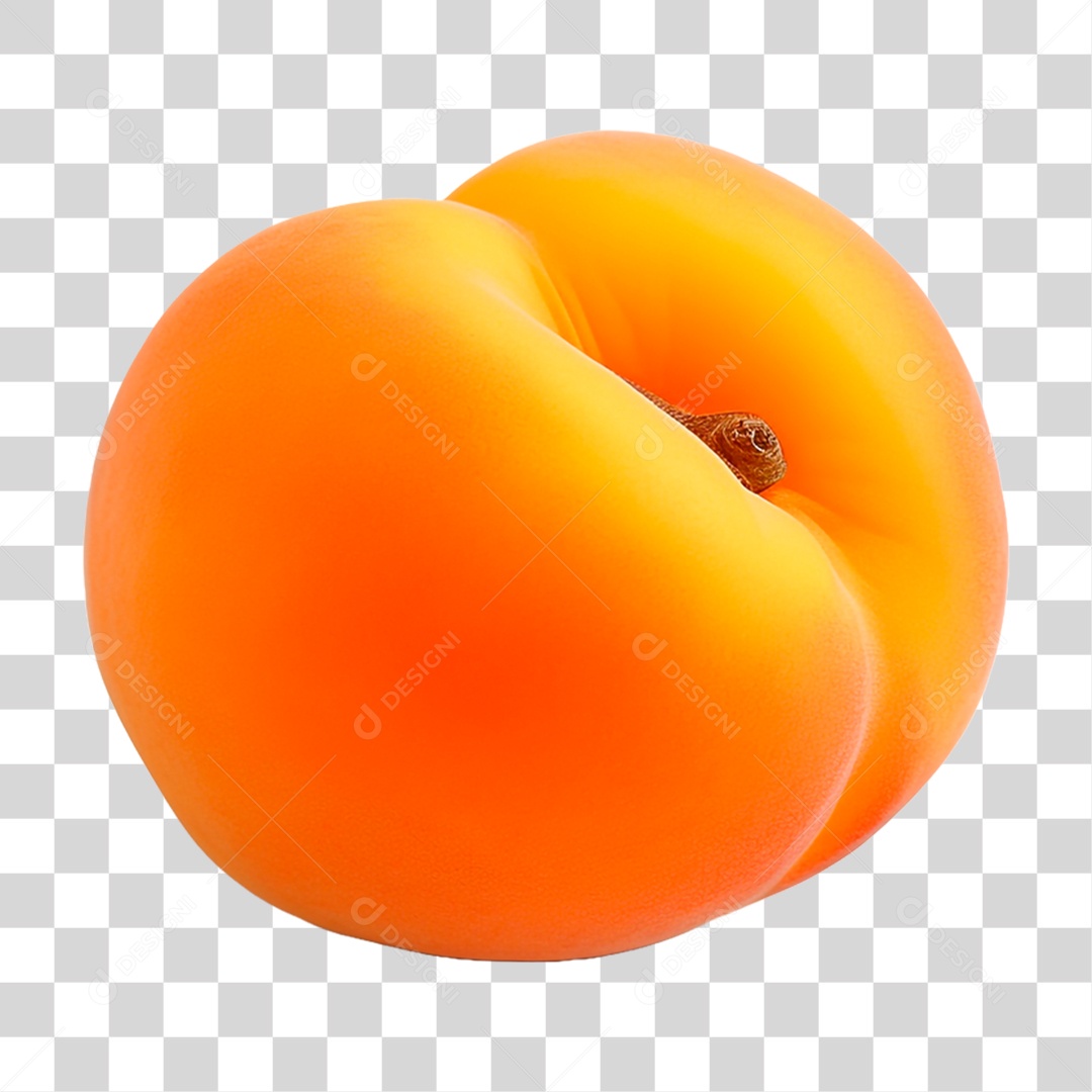 Pêssego Maduro PNG Transparente