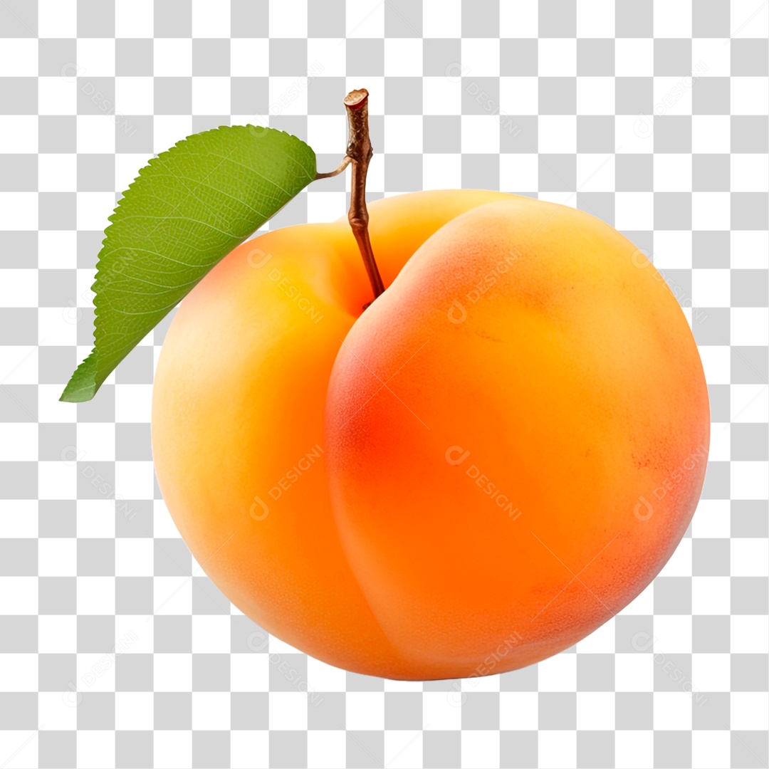 Pêssego Maduro PNG Transparente