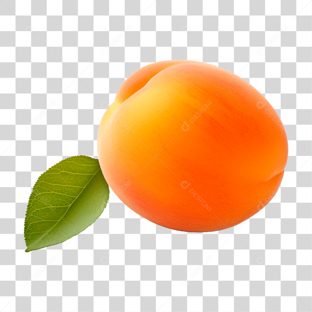 Pêssego Maduro PNG Transparente