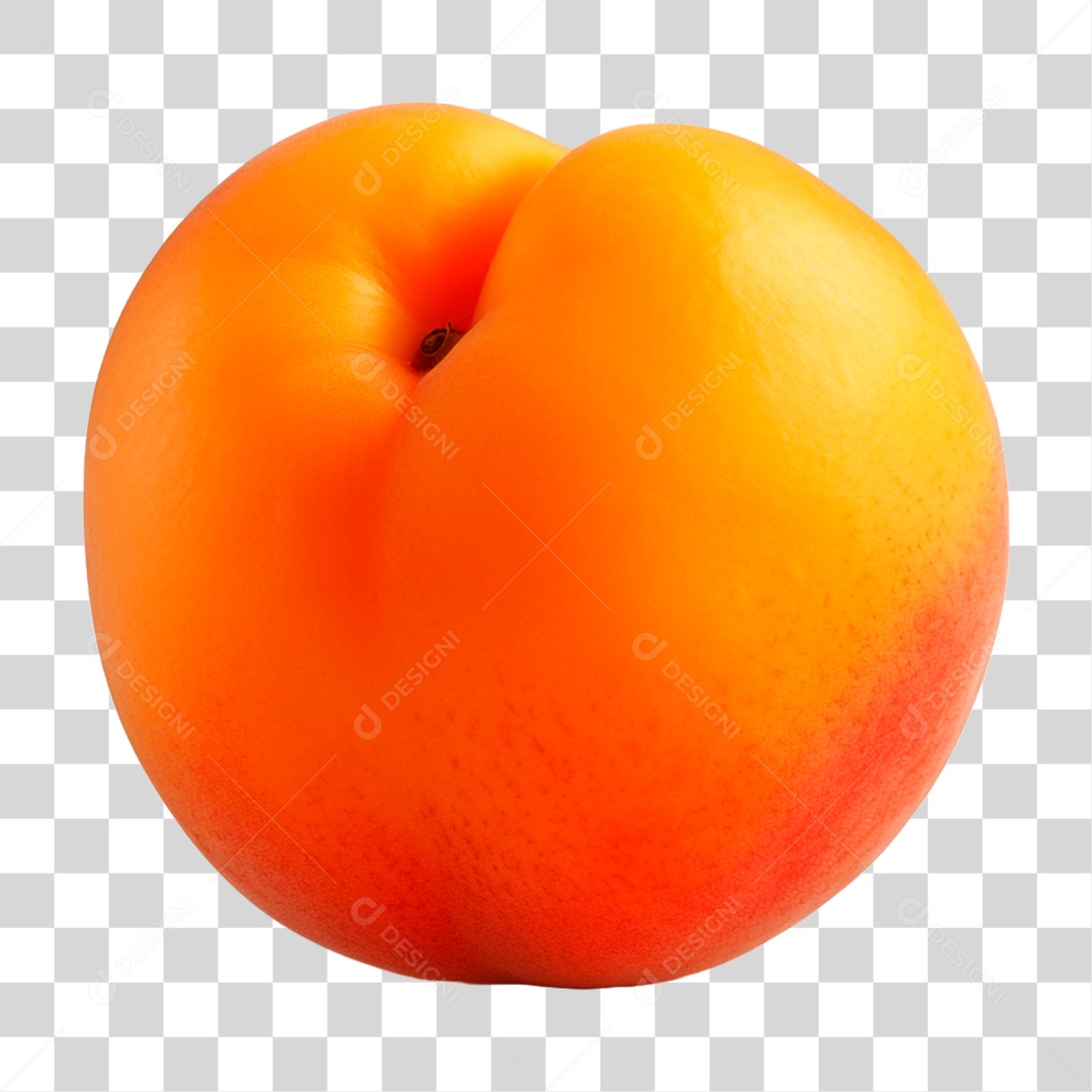 Pêssego Maduro PNG Transparente
