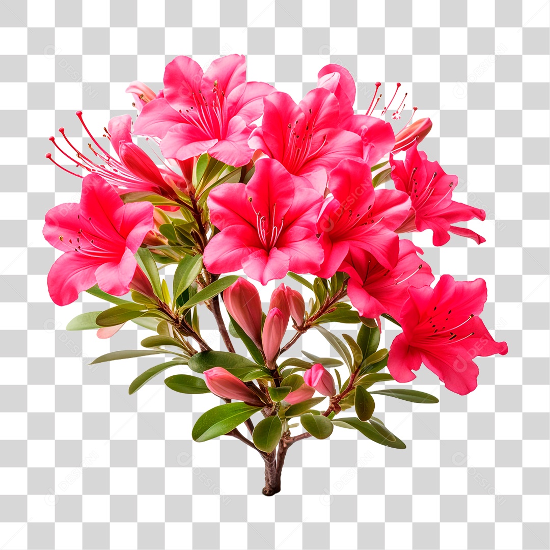 Planta Azaléa PNG Transparente