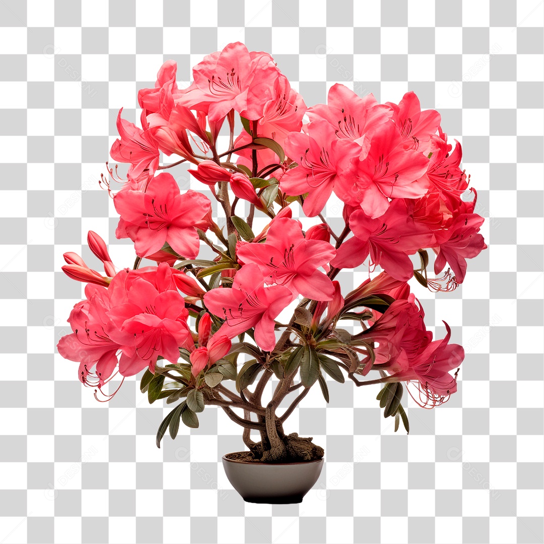 Planta Azaléa PNG Transparente