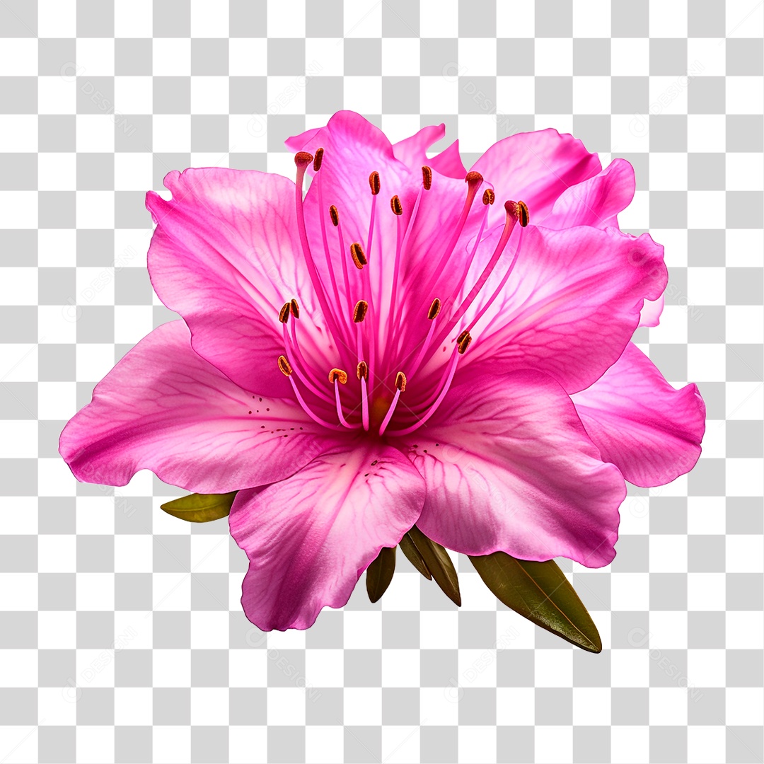Flor Azaléa PNG Transparente