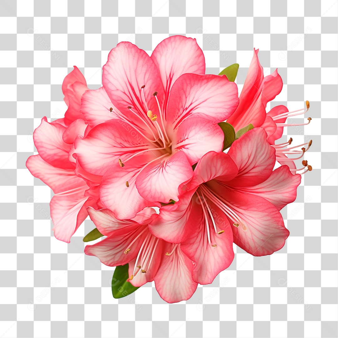 Flores Azaléa PNG Transparente