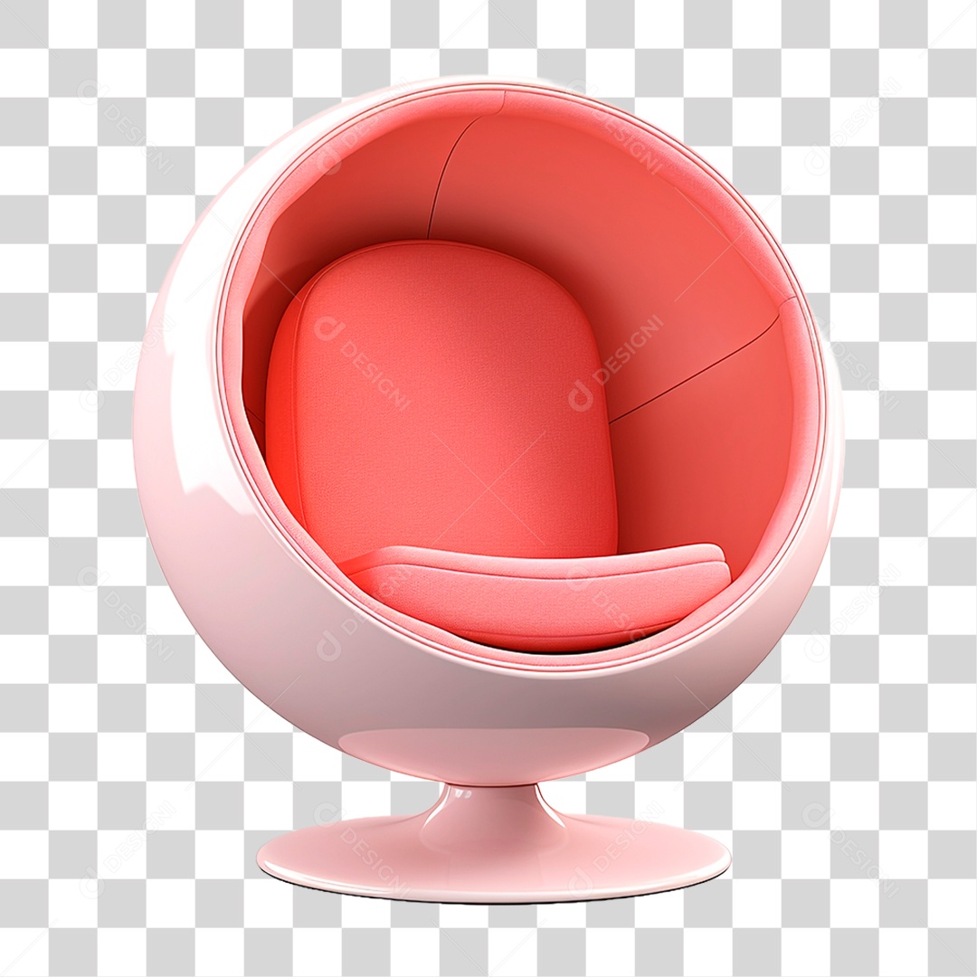 Poltrona em Forma de Bola PNG Transparente