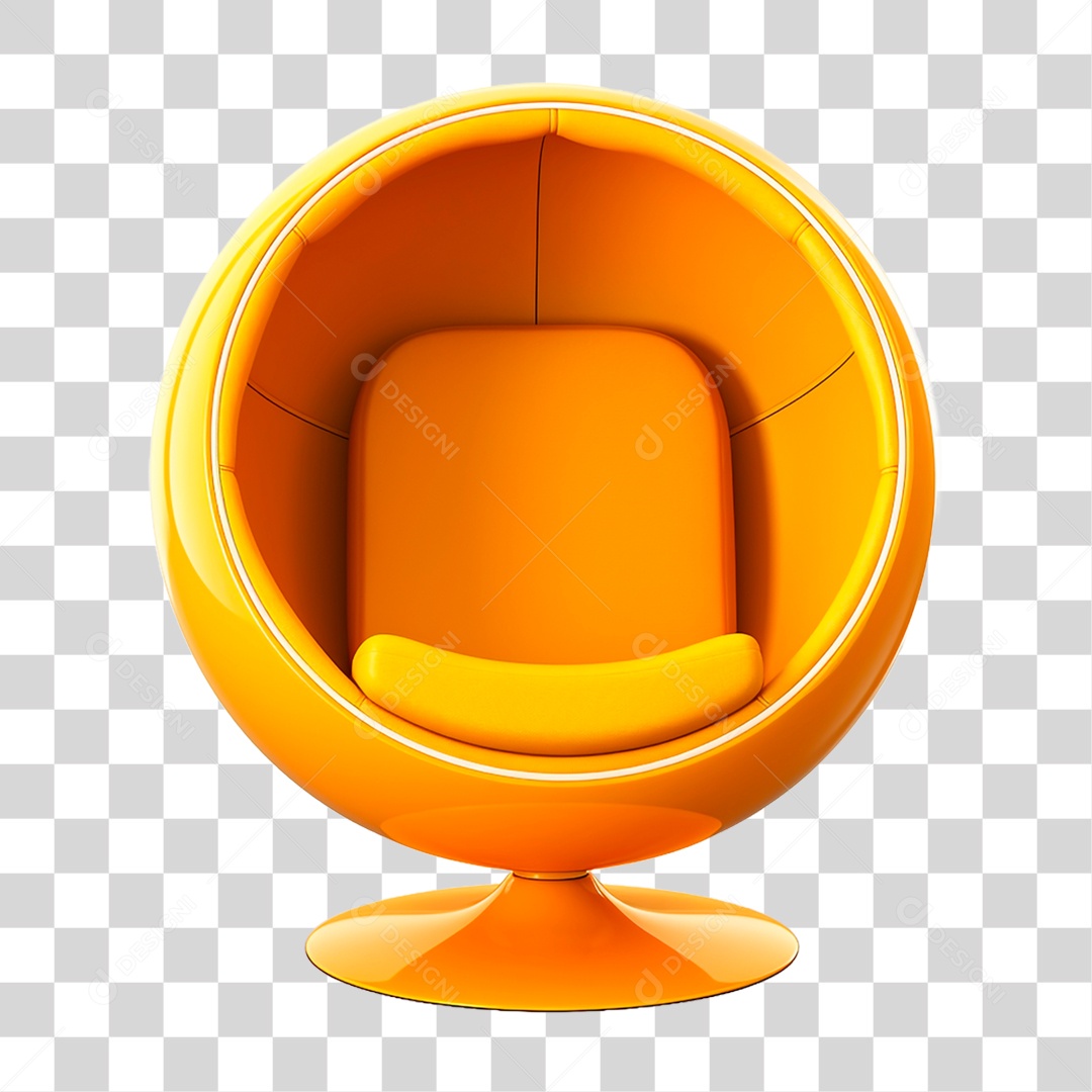 Poltrona em Forma de Bola PNG Transparente