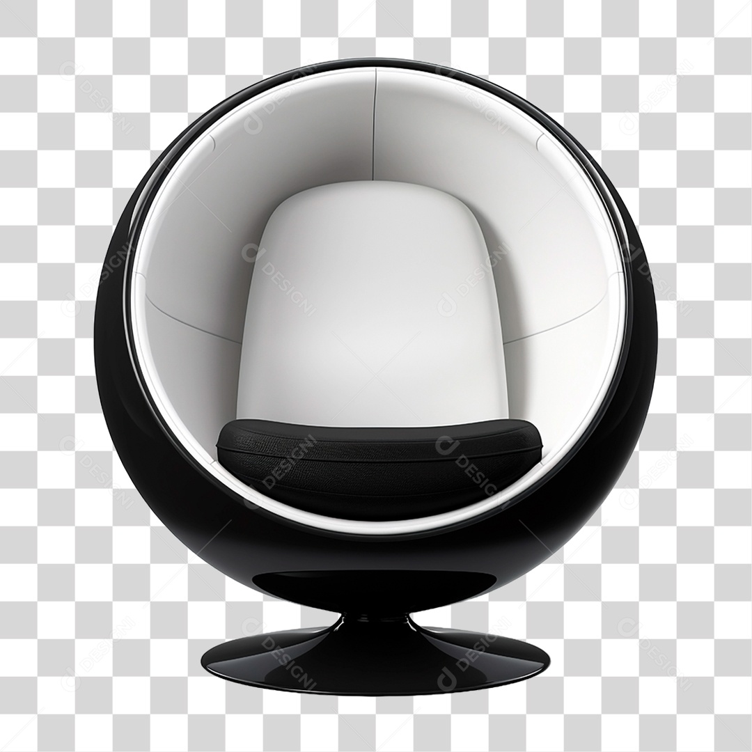 Poltrona em Forma de Bola PNG Transparente