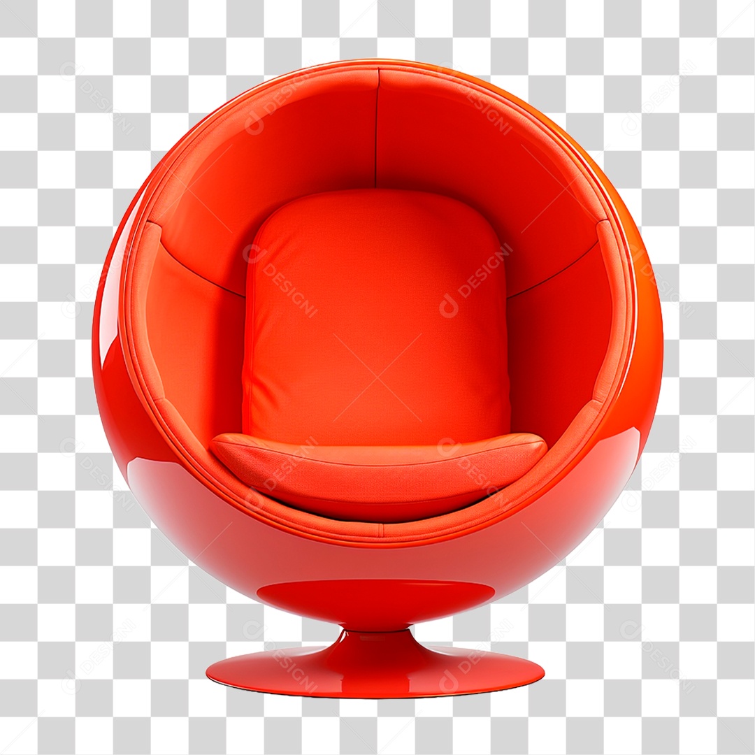 Poltrona em Forma de Bola PNG Transparente