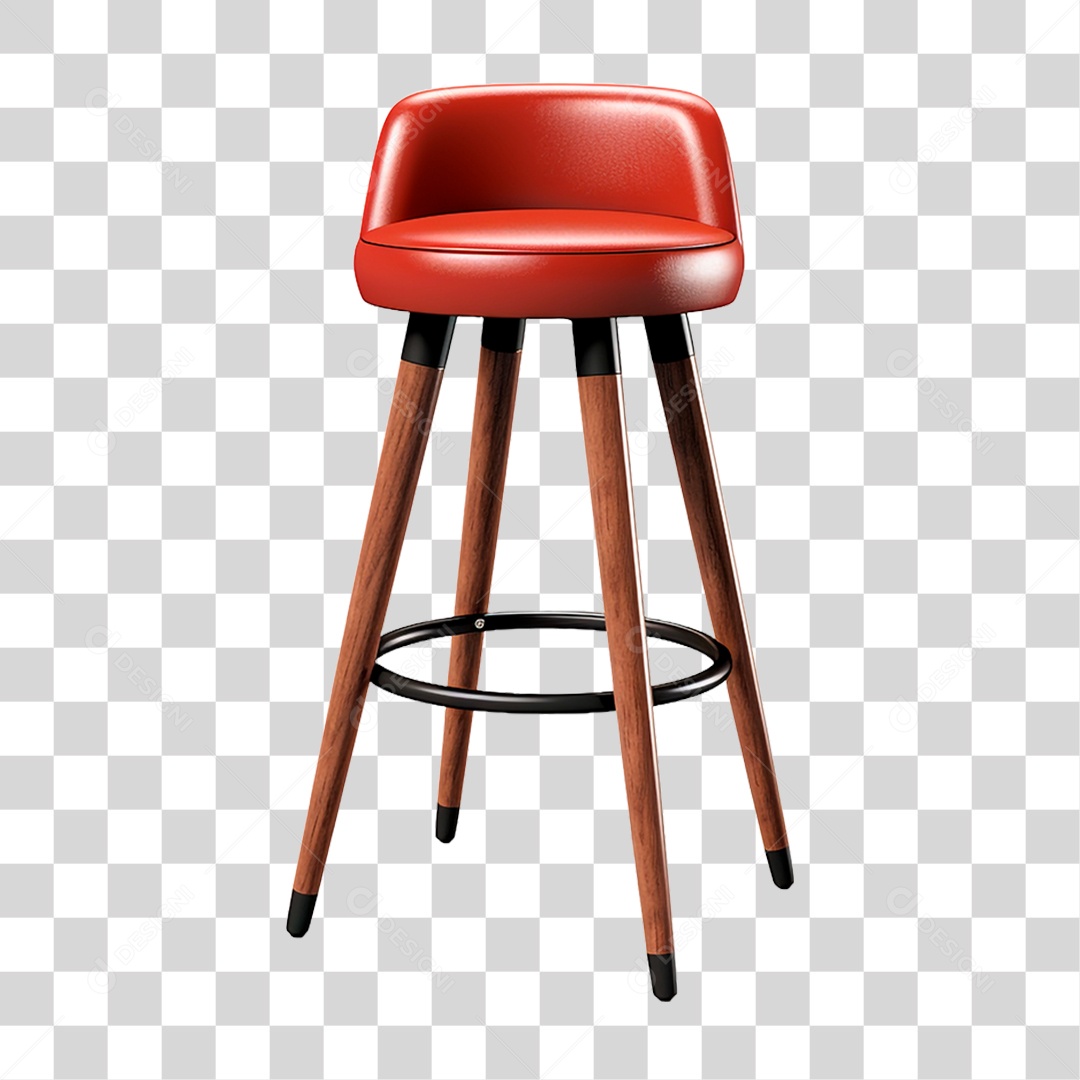 Banqueta Alta PNG Transparente