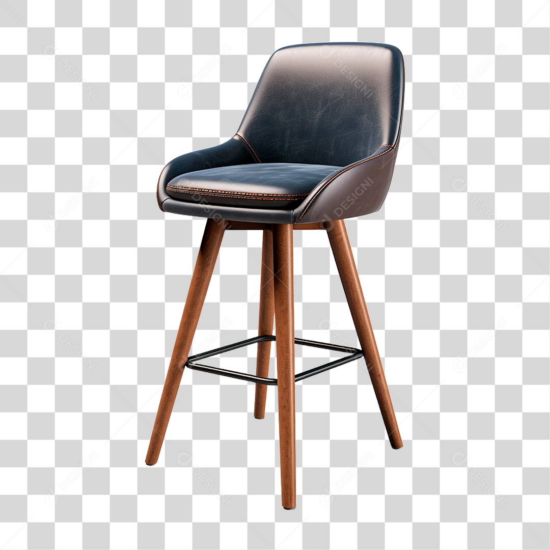Banqueta Alta PNG Transparente