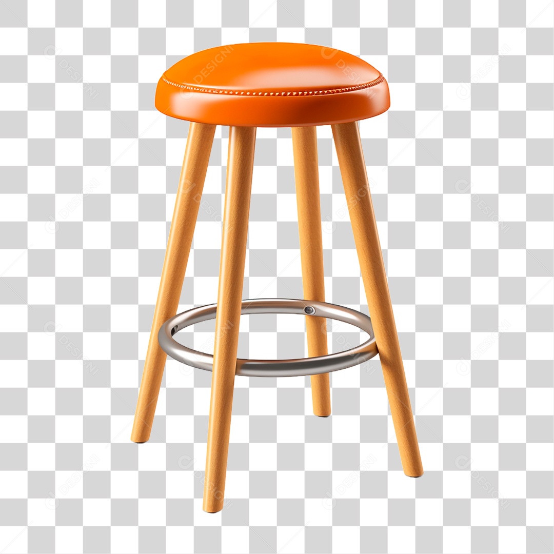 Banqueta Alta PNG Transparente