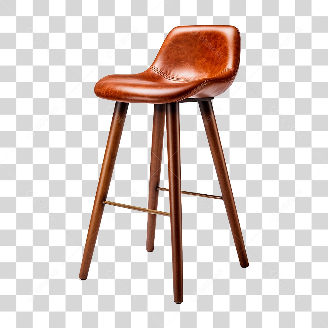 Banqueta Alta PNG Transparente