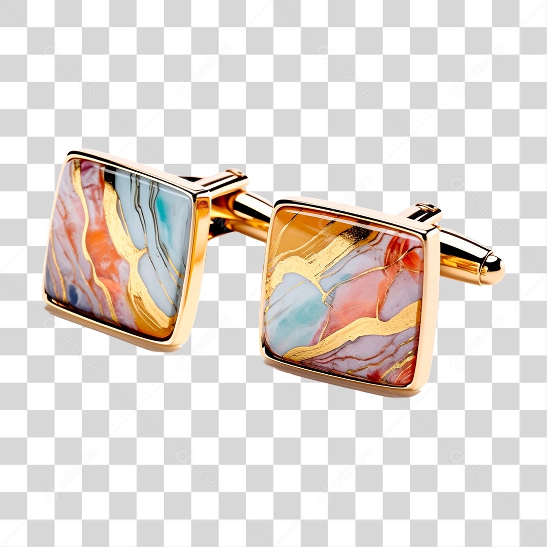 Par de Abotoaduras PNG Transparente