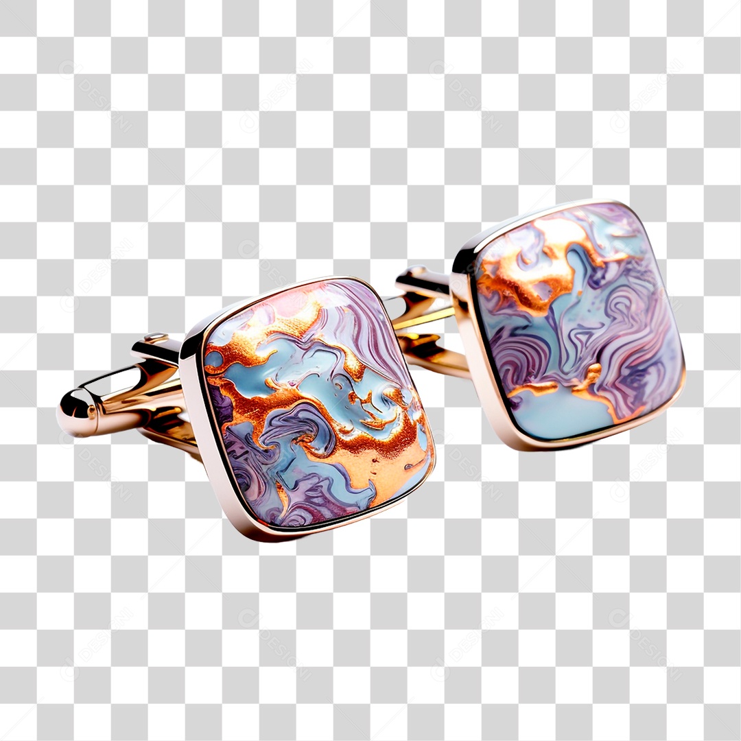 Par de Abotoaduras PNG Transparente