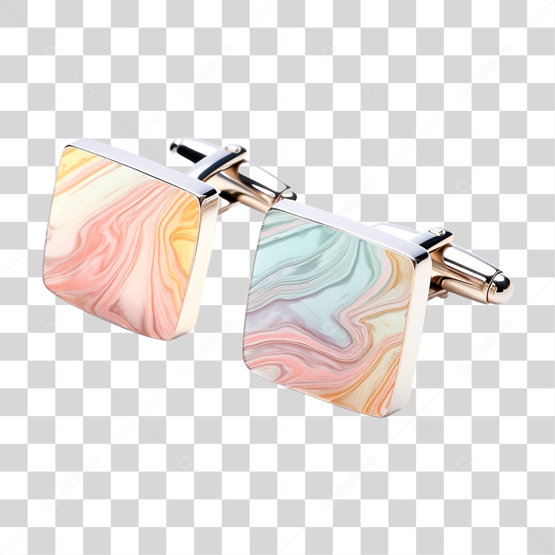 Par de Abotoaduras PNG Transparente