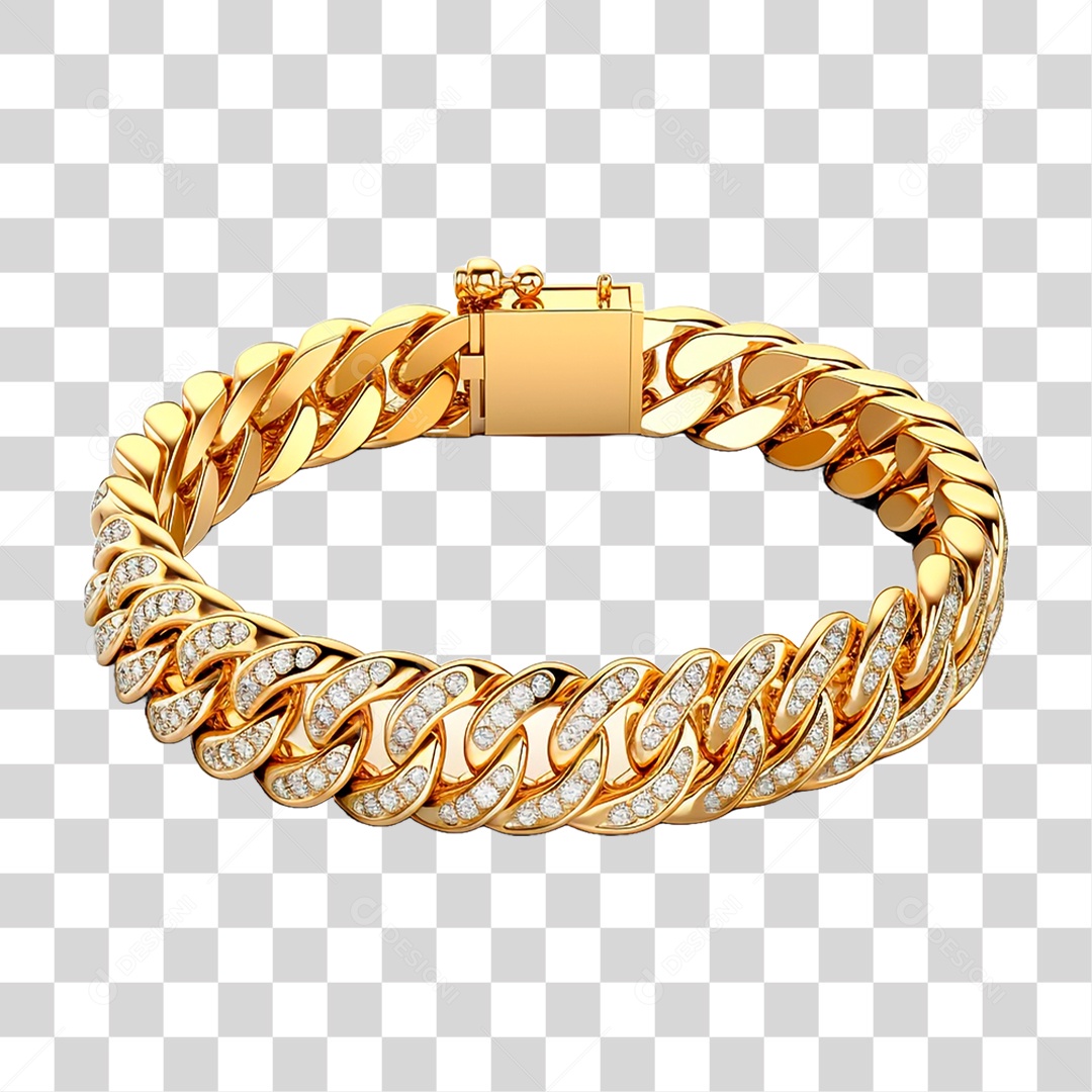 Pulseira de Ouro PNG Transparente