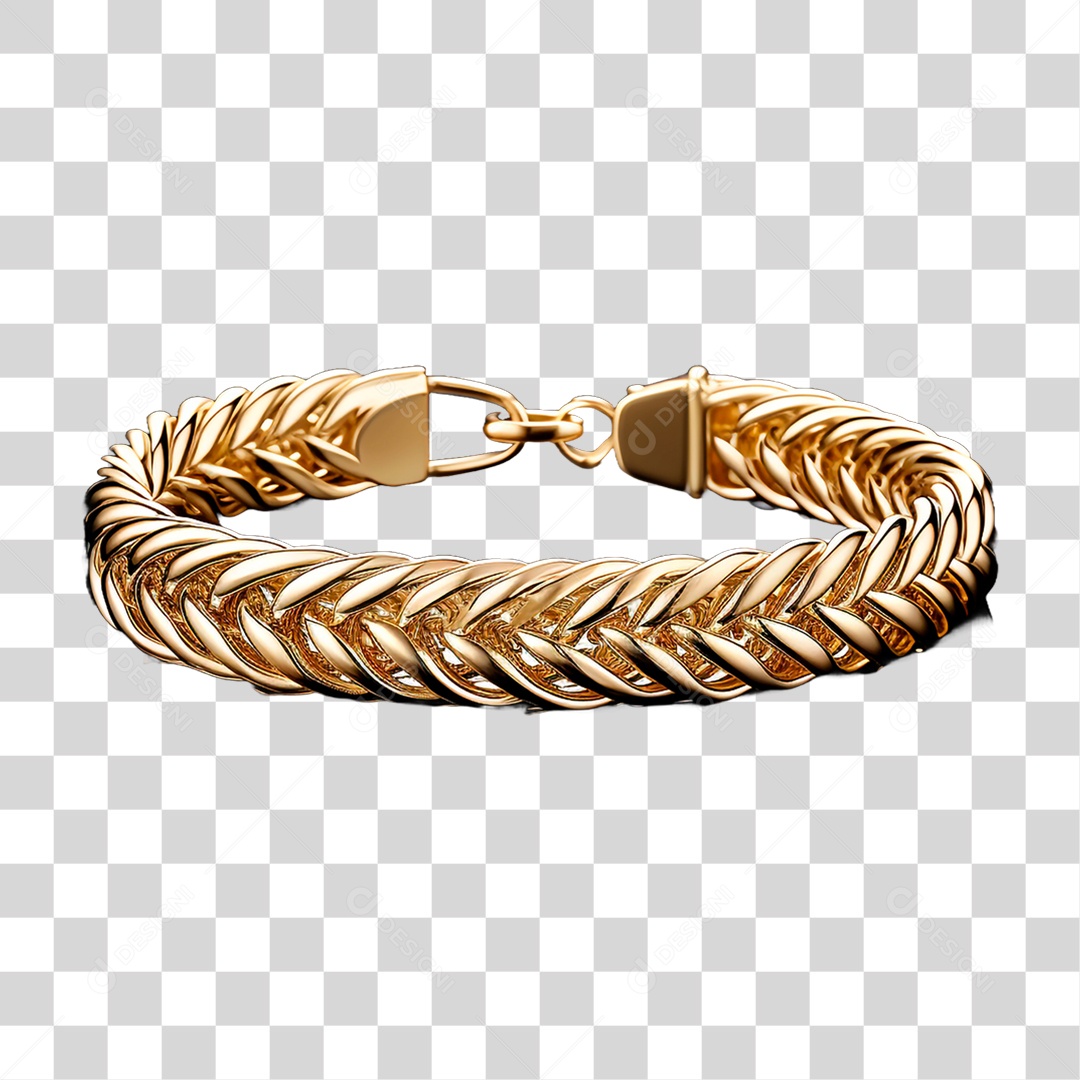 Pulseira de Ouro PNG Transparente