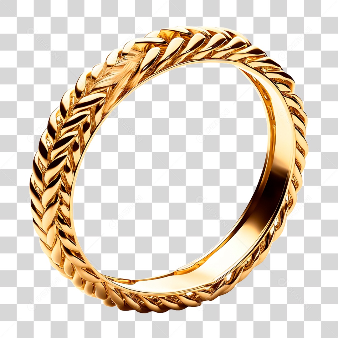 Pulseira de Ouro PNG Transparente