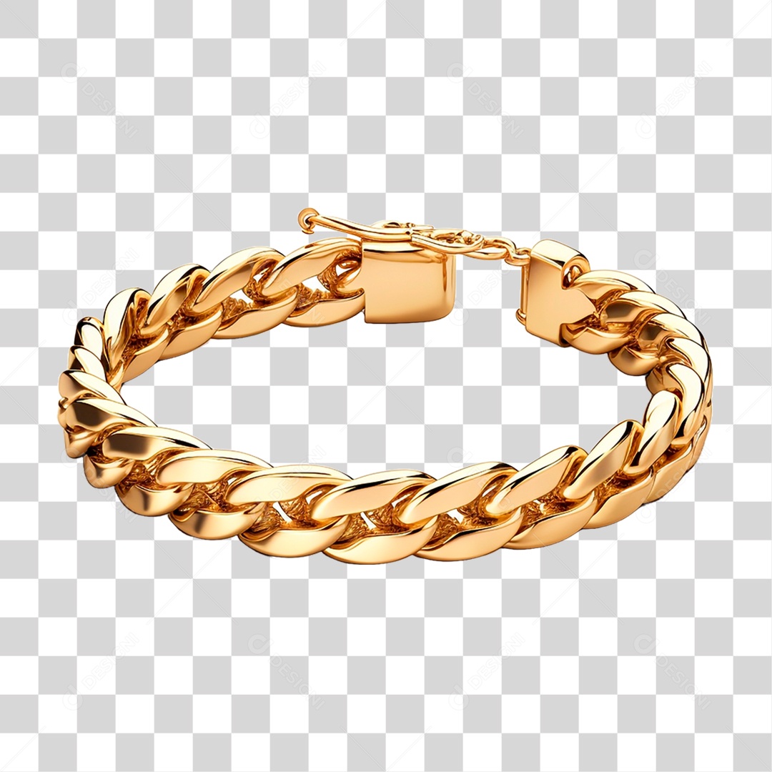 Pulseira de Ouro PNG Transparente