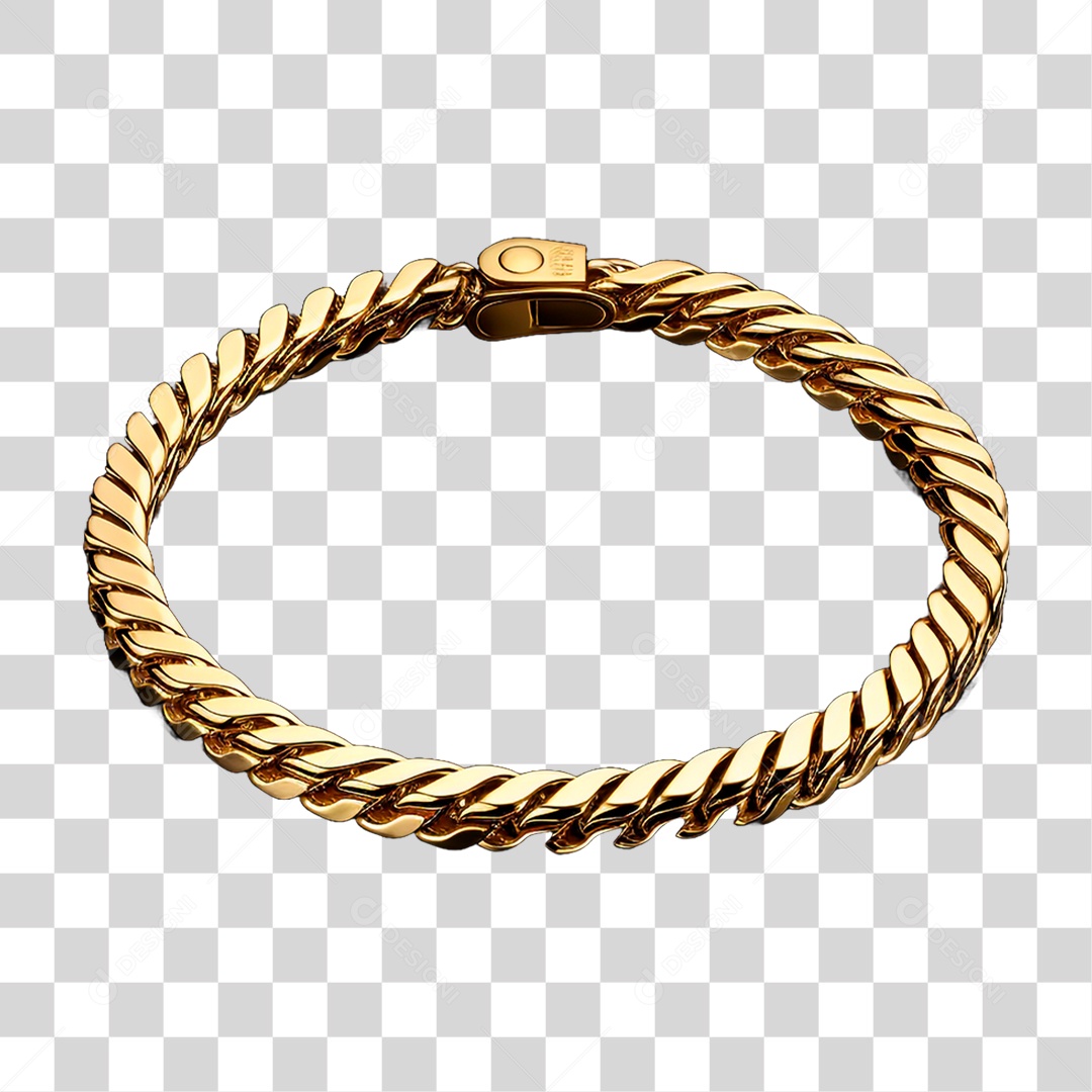 Pulseira de Ouro PNG Transparente