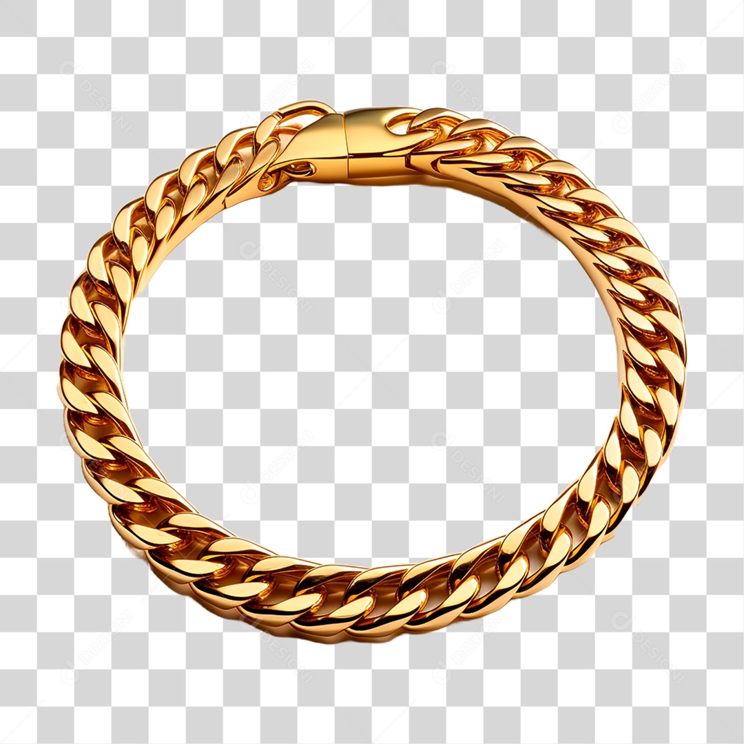 Pulseira de Ouro PNG Transparente