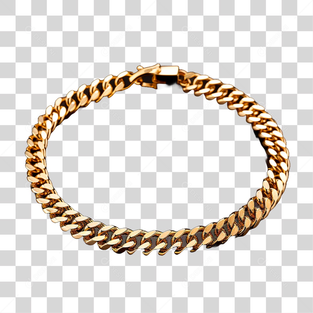 Pulseira de Ouro PNG Transparente
