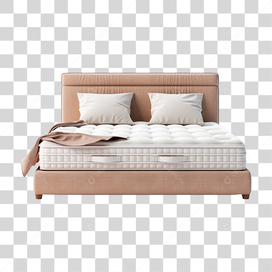 Cama de Casal PNG Transparente