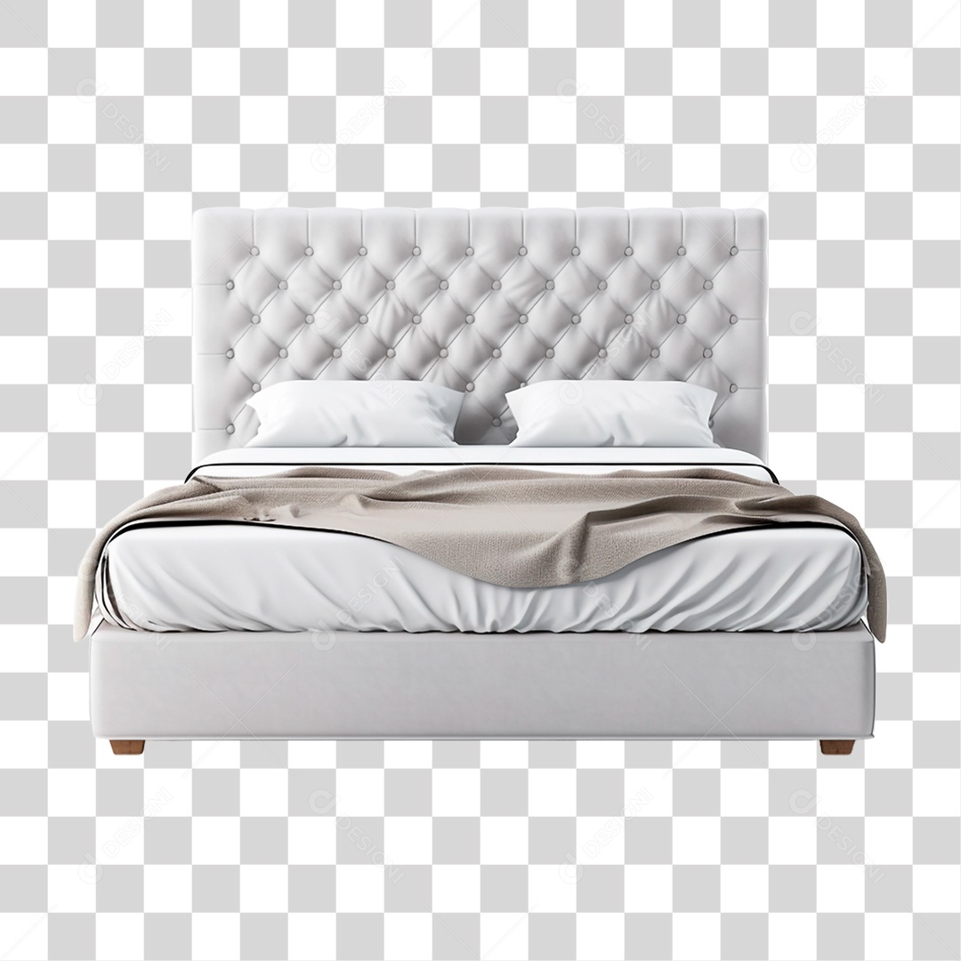 Cama de Casal PNG Transparente