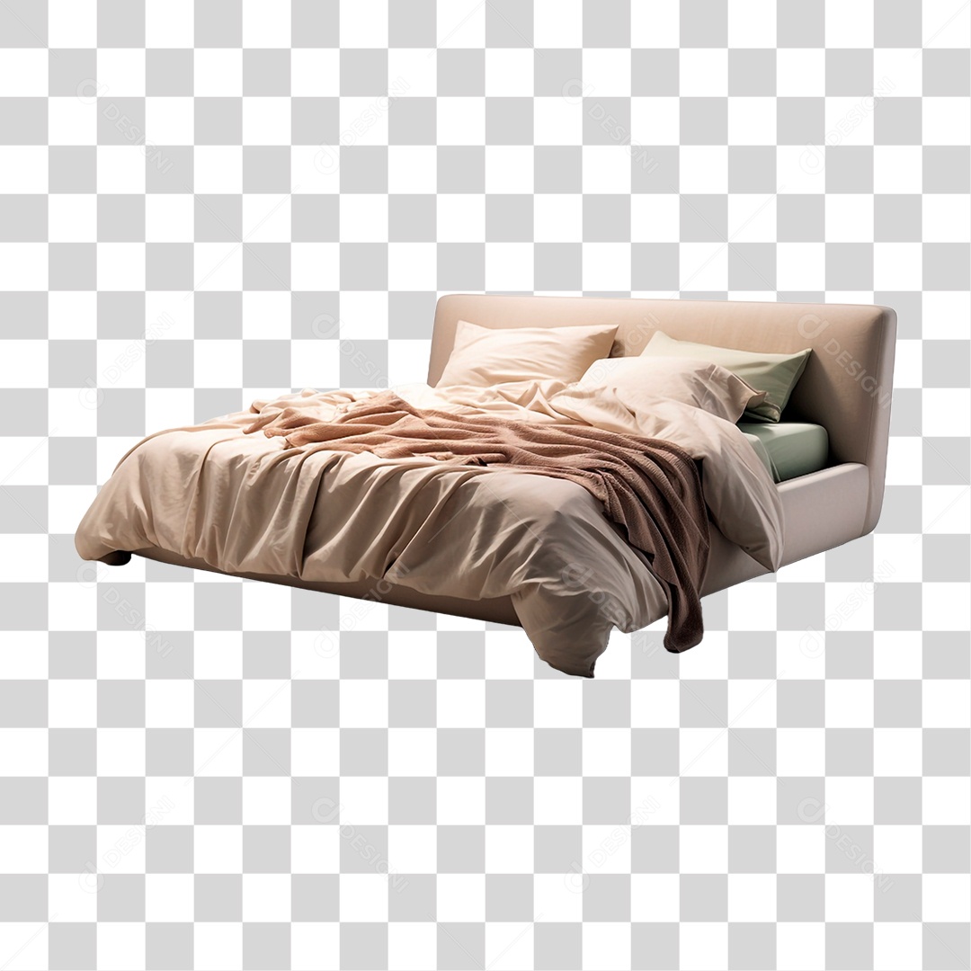 Cama de Casal PNG Transparente