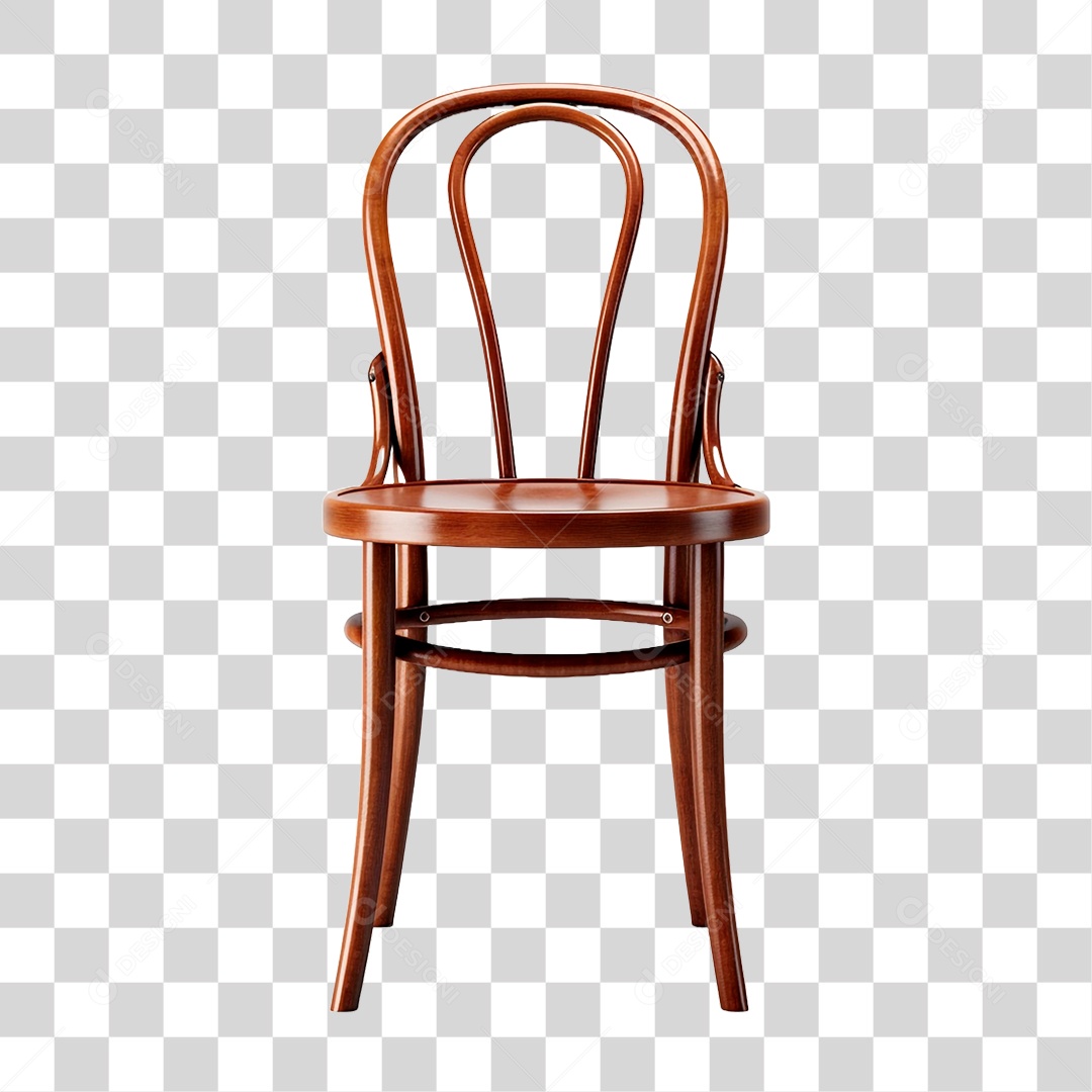 Cadeira de Madeira PNG Transparente