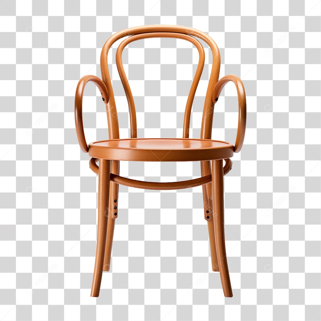 Cadeira de Madeira PNG Transparente