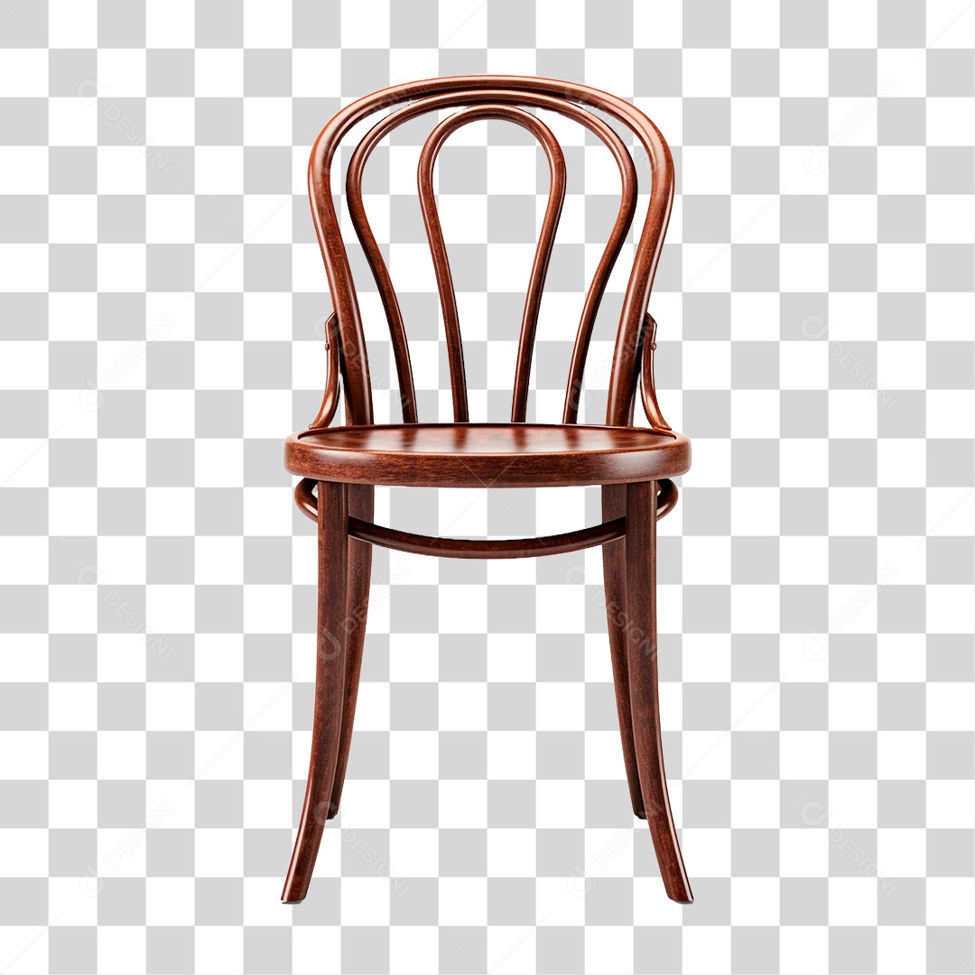 Cadeira de Madeira PNG Transparente