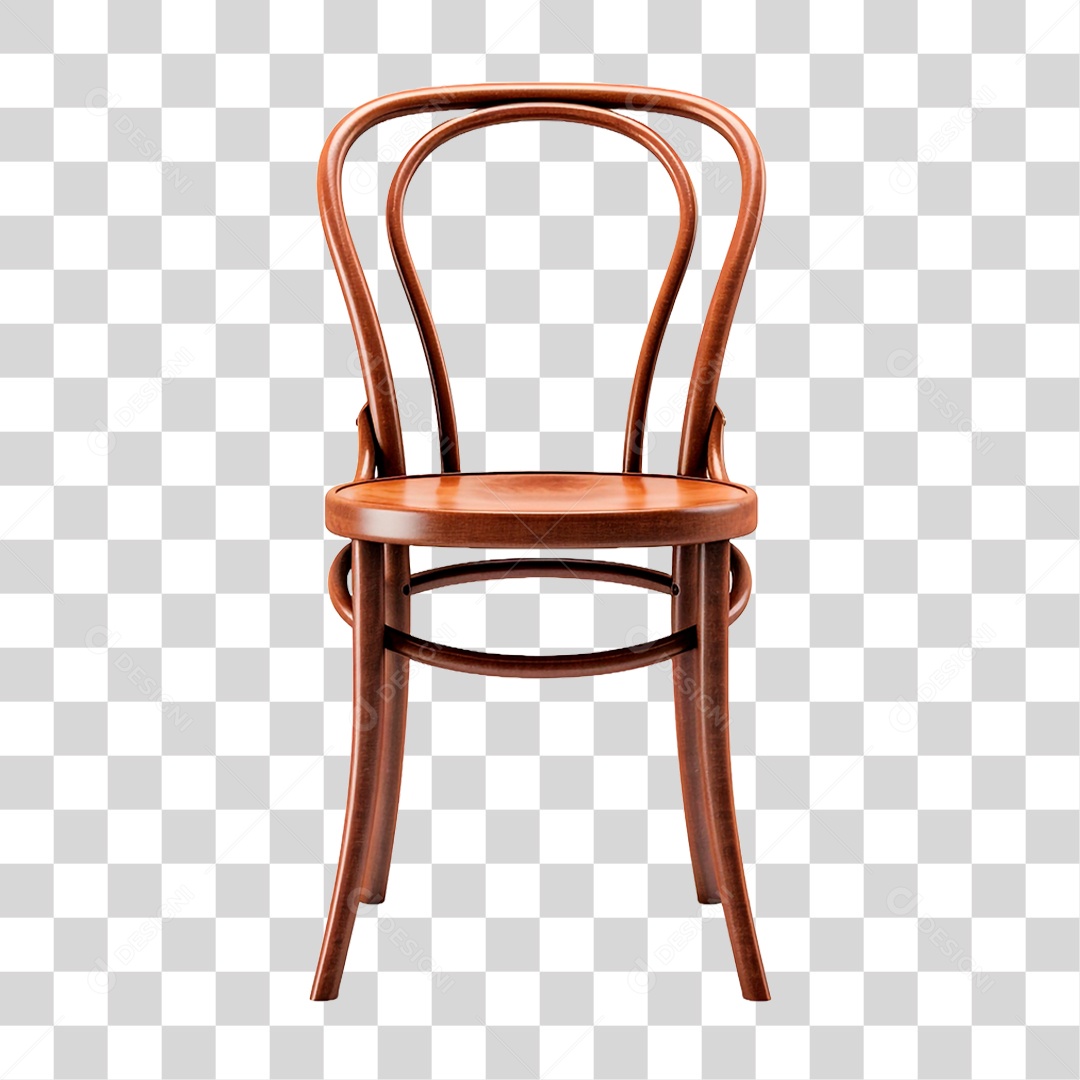 Cadeira de Madeira PNG Transparente