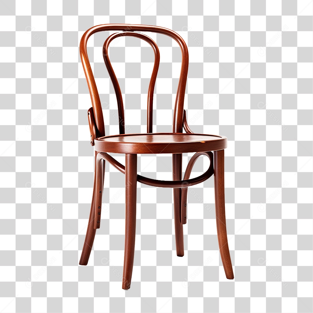 Cadeira de Madeira PNG Transparente